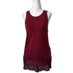 NWT HOLLISTER RAZORBACK TANK W/CHIFFON BOTTOM SZ. L